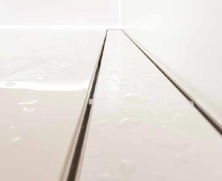 Novellini Duo Deck prefabricated wet room shower floor former with a